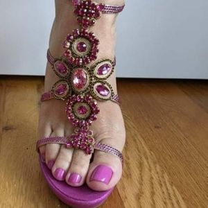 Rene Caovilla Pink Shoes